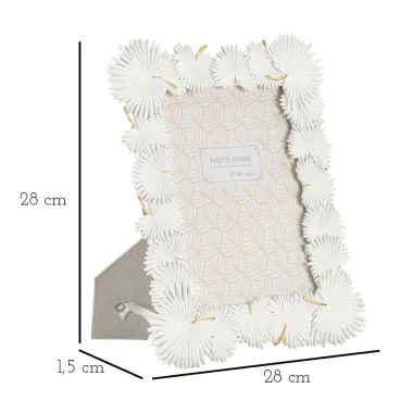 RAMKA Z LIŚCIA PALMY 22,7X1,5X28 cm (WYMIAR WEWNĘTRZNY 15X20 cm) MIN 2